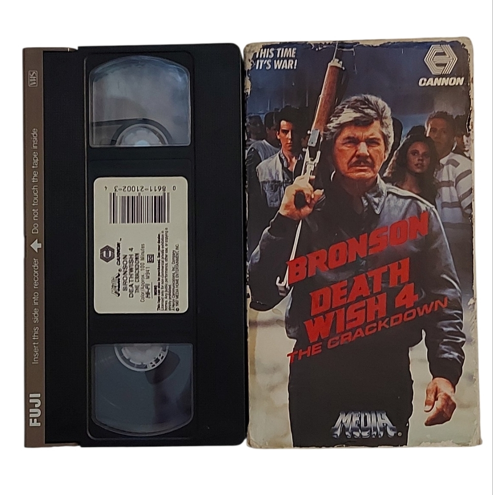 Death Wish 4: The Crackdown VHS